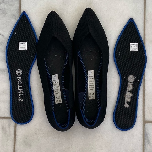 Rothy’s Black “The Point” Flats - Picture 6 of 12